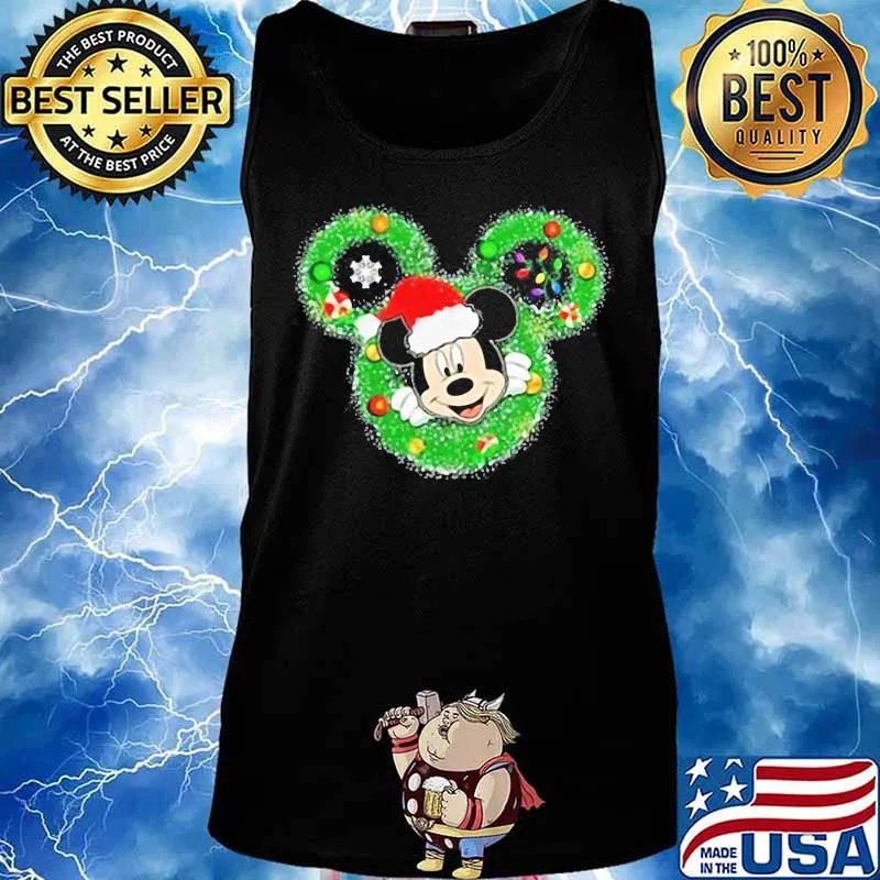 Merry christmas mickey mouse santa s Tank top