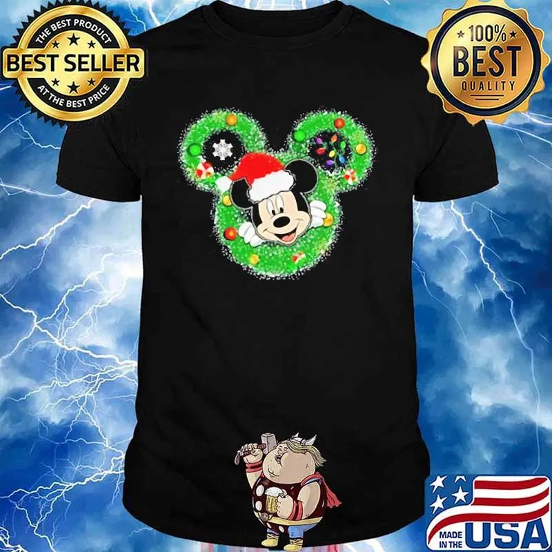 Merry christmas mickey mouse santa shirt