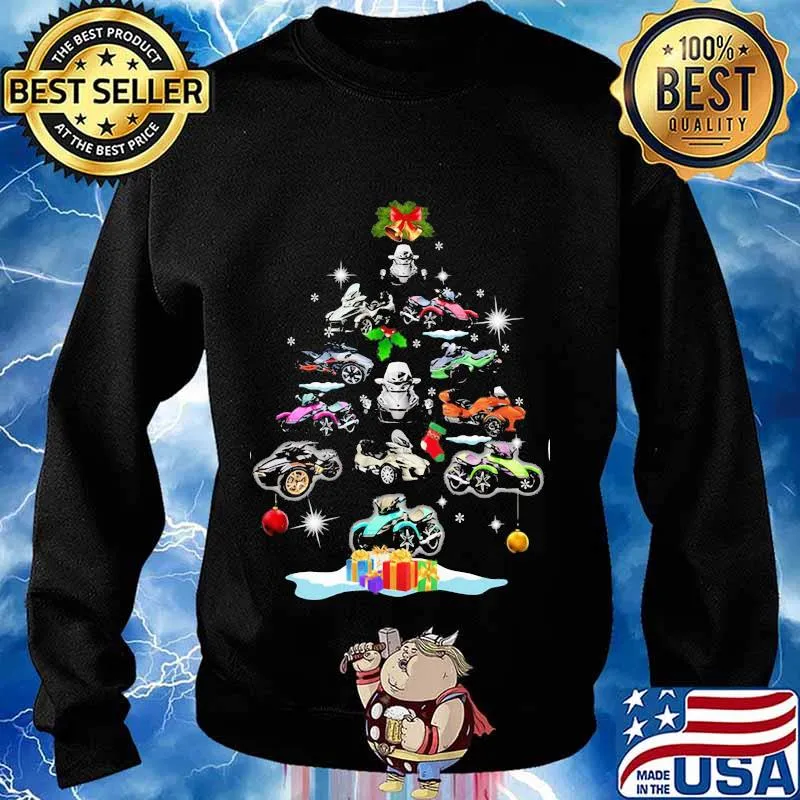 Merry christmas motocross tree s Sweater