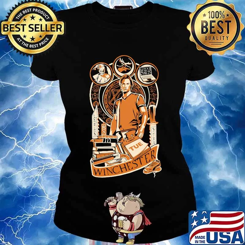 Merry christmas tue winchester vintage s Ladies tee