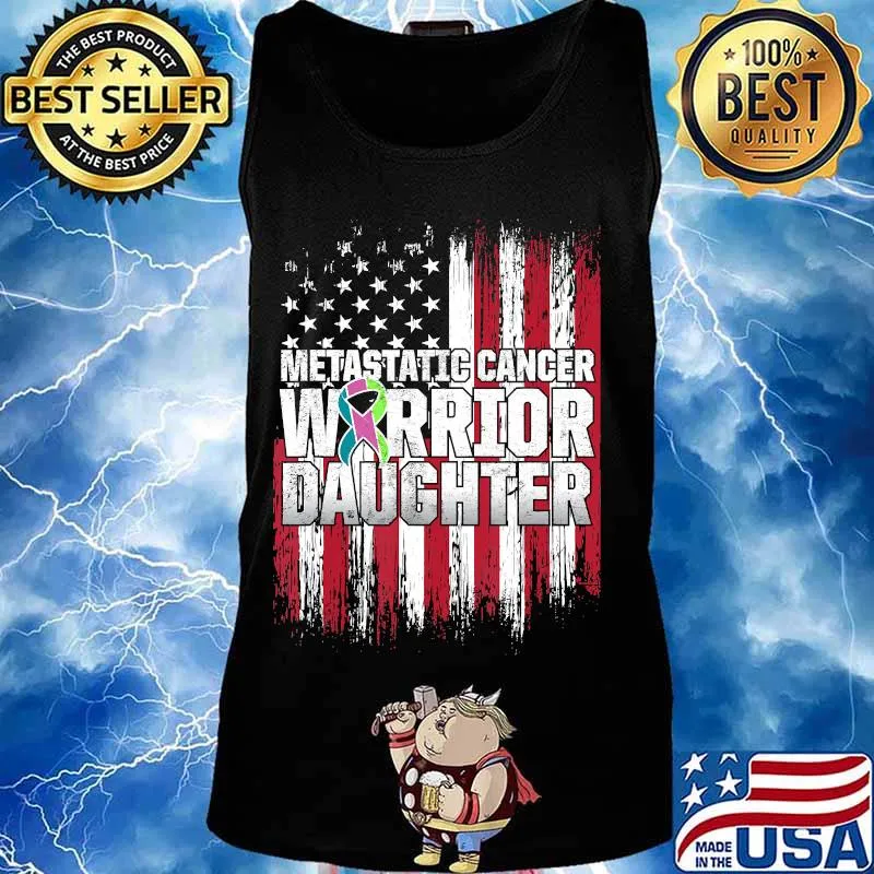 Metastatic Breast Cancer Awareness Dose US Warrior T-Shirt Tank top