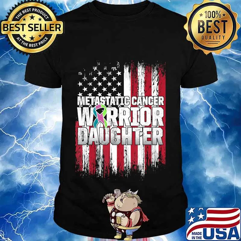 Metastatic Breast Cancer Awareness Dose US Warrior T-Shirt