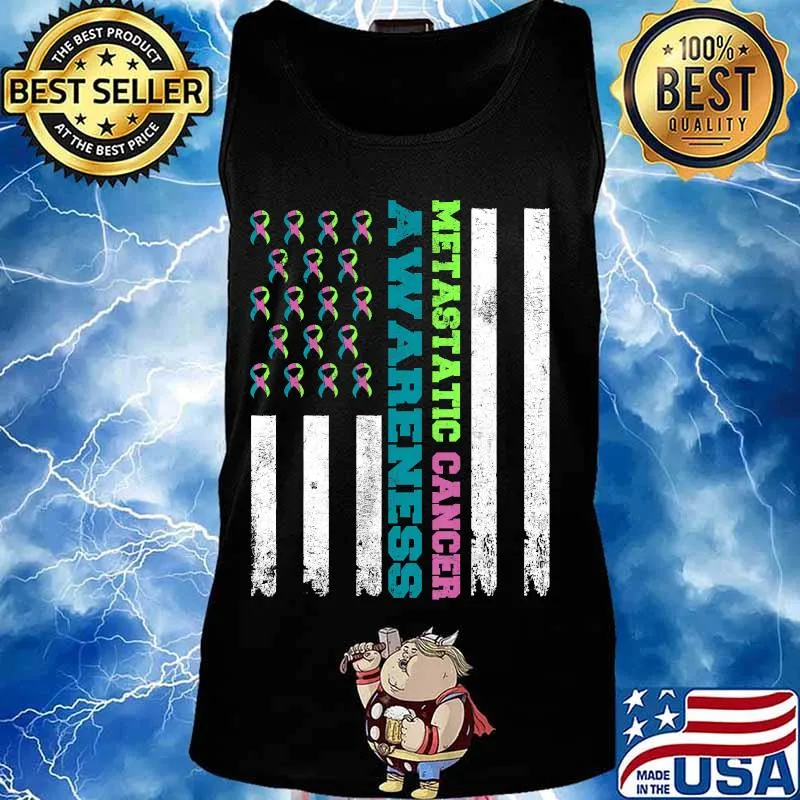 Metastatic Breast Cancer Awareness Tackle US Warrior T-Shirt Tank top