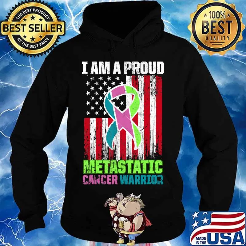 Metastatic Breast Cancer Awareness Therapists US Warrior T-Shirt Hoodie