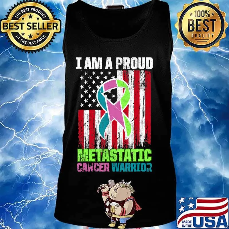 Metastatic Breast Cancer Awareness Therapists US Warrior T-Shirt Tank top
