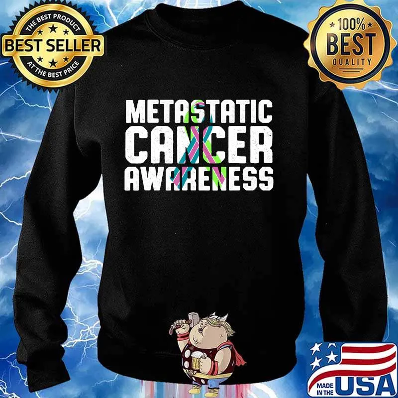 Metastatic Breast Cancer Awareness Winning US Warrior T-Shirt Sweater