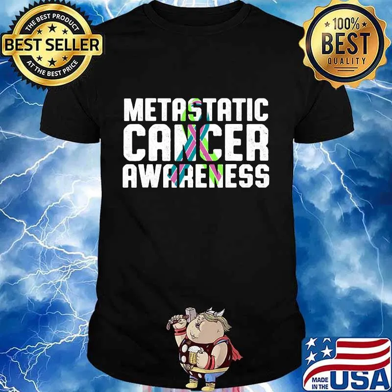 Metastatic Breast Cancer Awareness Winning US Warrior T-Shirt
