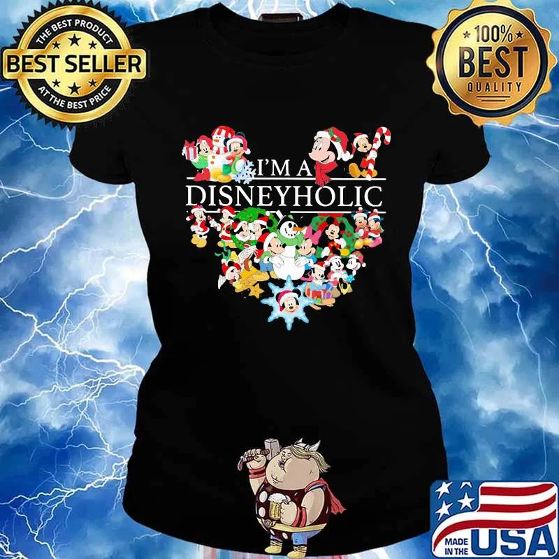 Mickey mouse i'm a disney aholic s Ladies tee