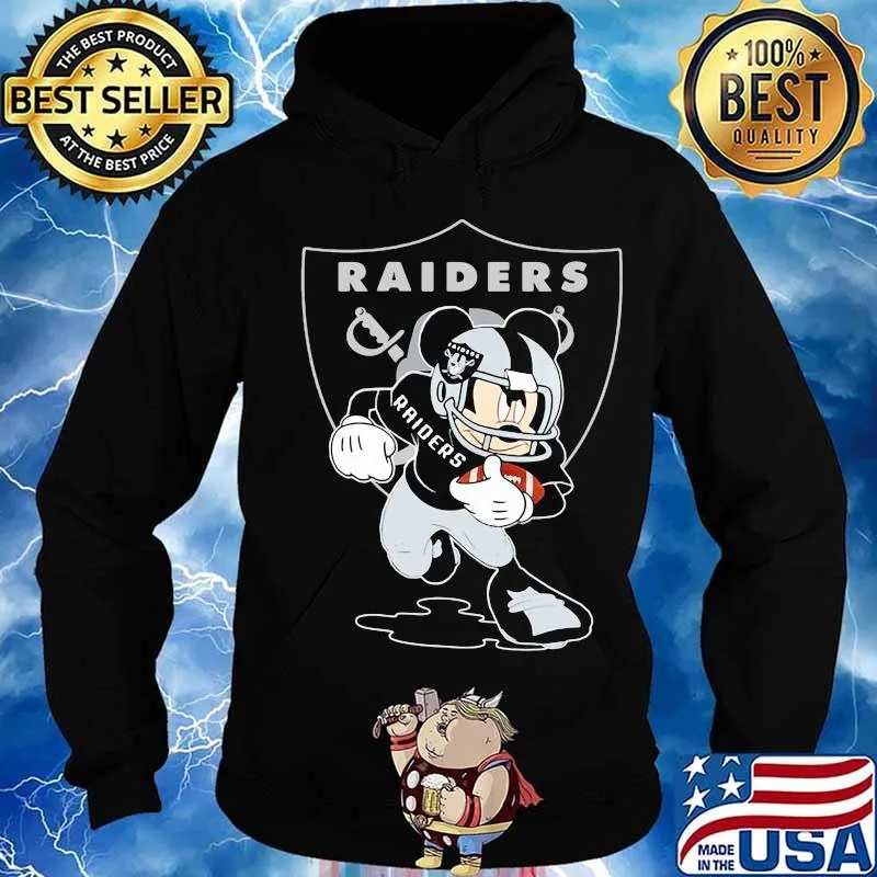 Mickey mouse oklahoma raiders football s Hoodie