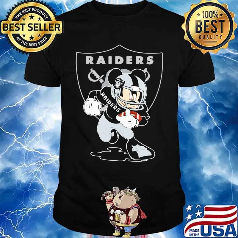 Mickey mouse oklahoma raiders football shirt