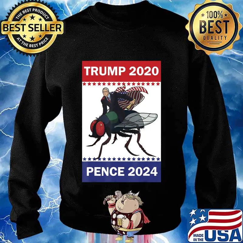 Mike Pence Pretty Fly Super Hero Trump 2020 Pence 2024 T-Shirt Sweater
