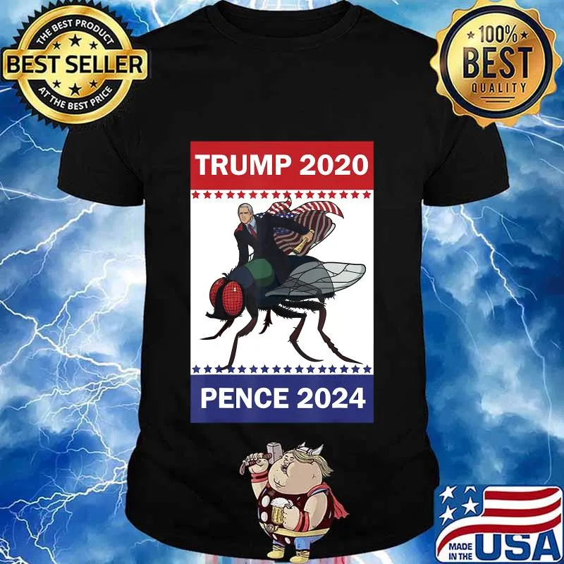 Mike Pence Pretty Fly Super Hero Trump 2020 Pence 2024 T-Shirt