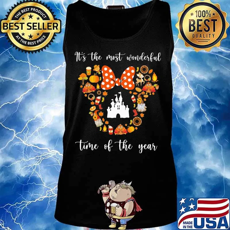 Minnie mouse it's the most wonderful time of the year fall s Tank top