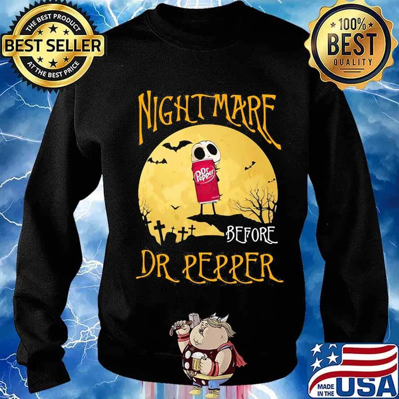 Nightmare before Dr Pepper Halloween s Sweater