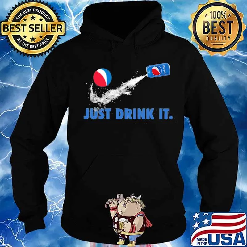 Nike logo just drink it pepsi s Hoodie