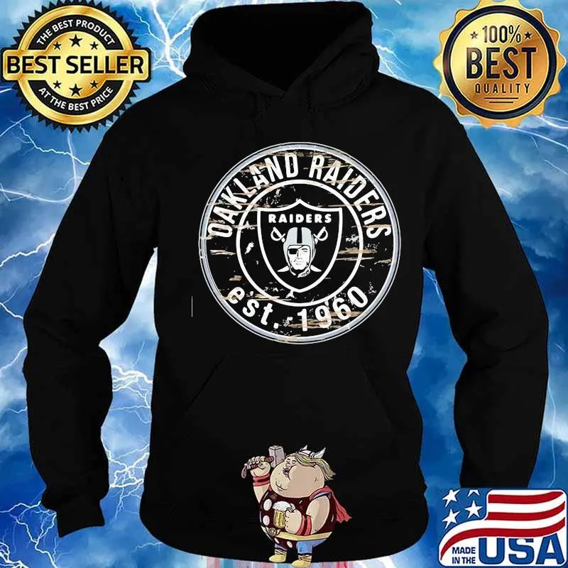 Oakland raiders est 1960 logo s Hoodie