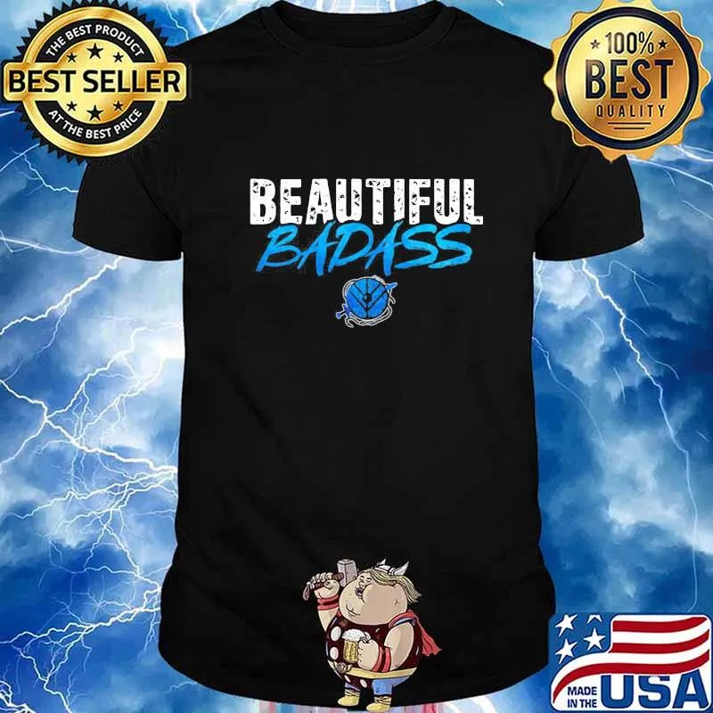 Official beautiful badass vintage shirt