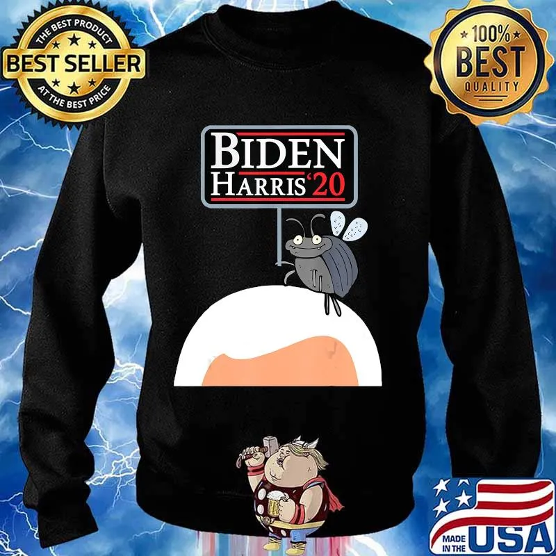 Official Debate Fly on Mike Pence's Head for Biden Harris 2020 T-Shirt Sweater