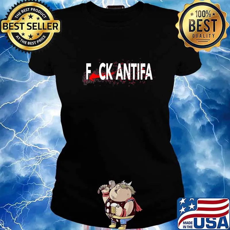 Official fuck antifa 2020 s Ladies tee