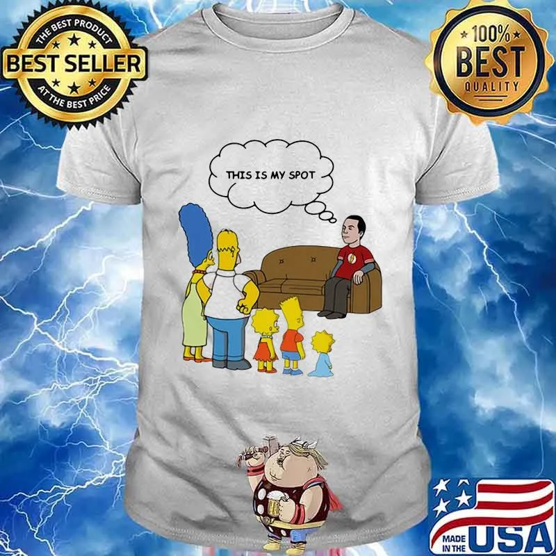 Official this is my spot simpsons family shirt