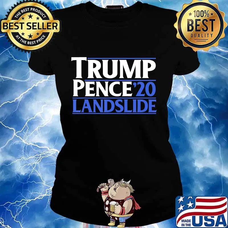 Official Trump Pence Landslide 2020 , 3rd November Election s Ladies tee
