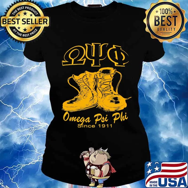 Omega psi phi deer since 1911 shoes s Ladies tee