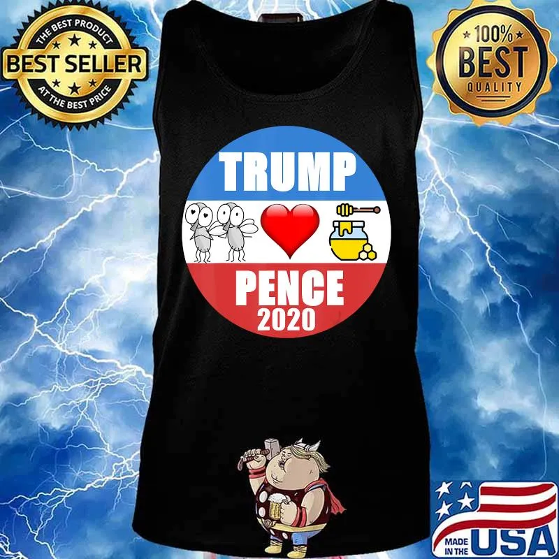 Pence Harris Debate Fly Trump 2020 T-Shirt Tank top