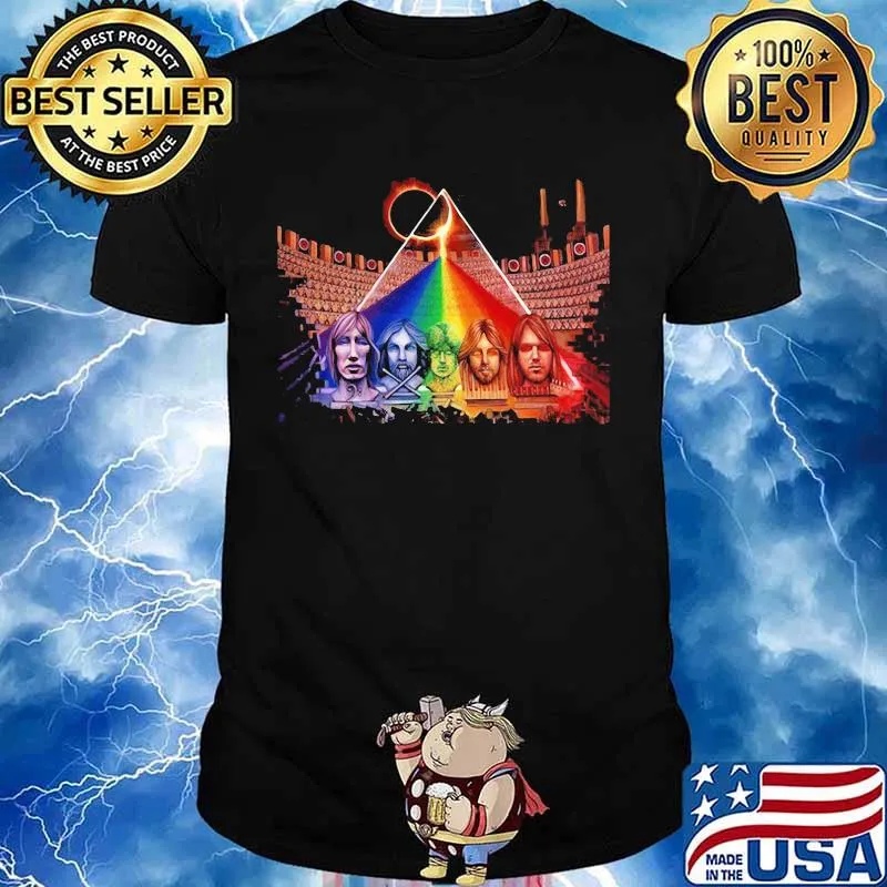 Pink floyd band members native rainbow shirt