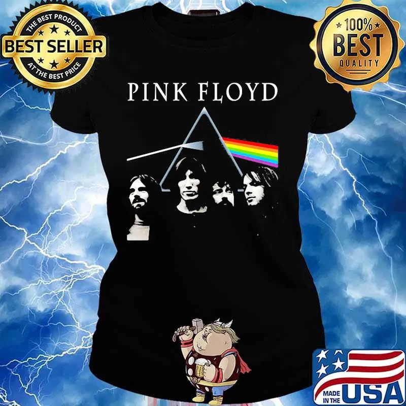 Pink floyd band members rainbow s Ladies tee