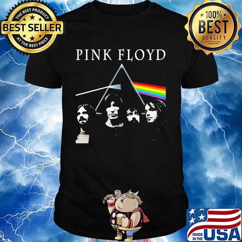 Pink floyd band members rainbow shirt