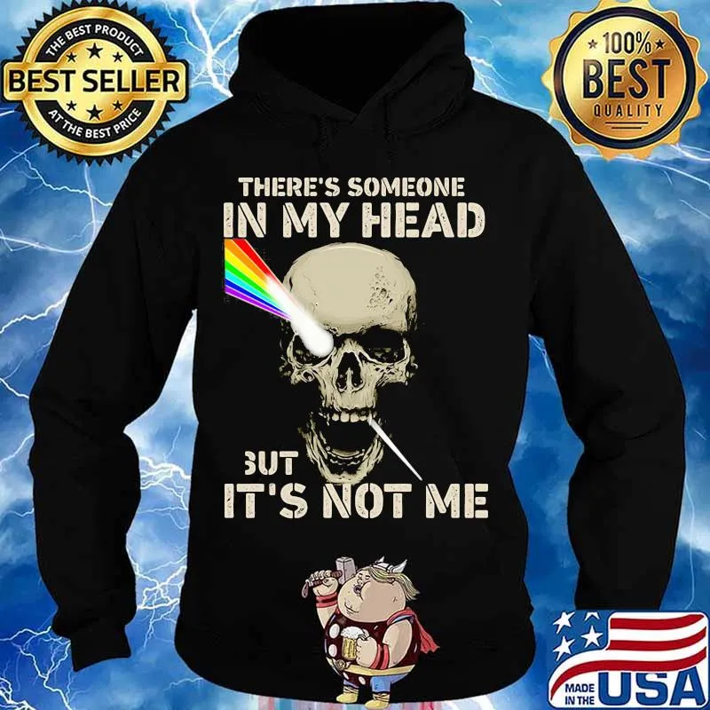 Pink floyd band skull there's someone in my head but it's not me s Hoodie