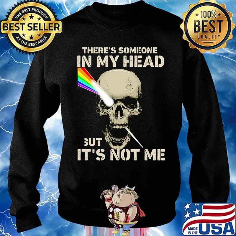 Pink floyd band skull there's someone in my head but it's not me s Sweater