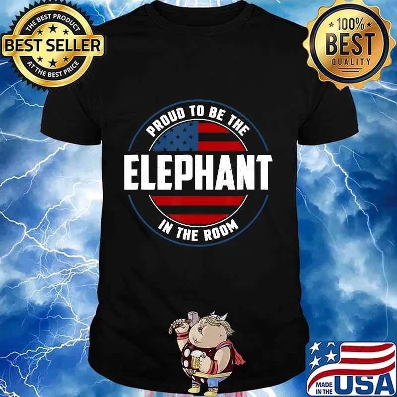 Proud To Be The Elephant Republican Support Election Voting T-Shirt