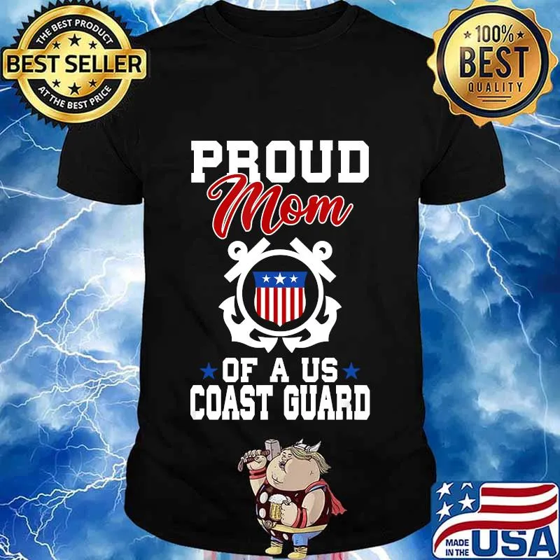 Proud US Coast Guard Mom T-Shirt