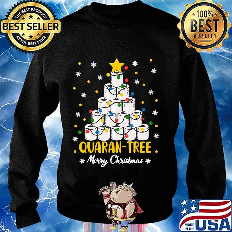 Quaran tree christmas tree xmas s Sweater