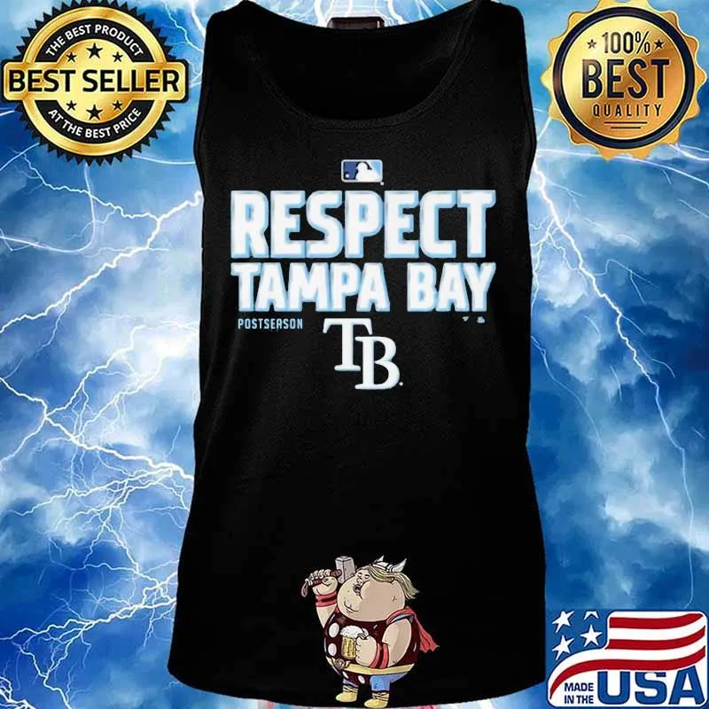 Respect tampa bay postseason baseball s Tank top