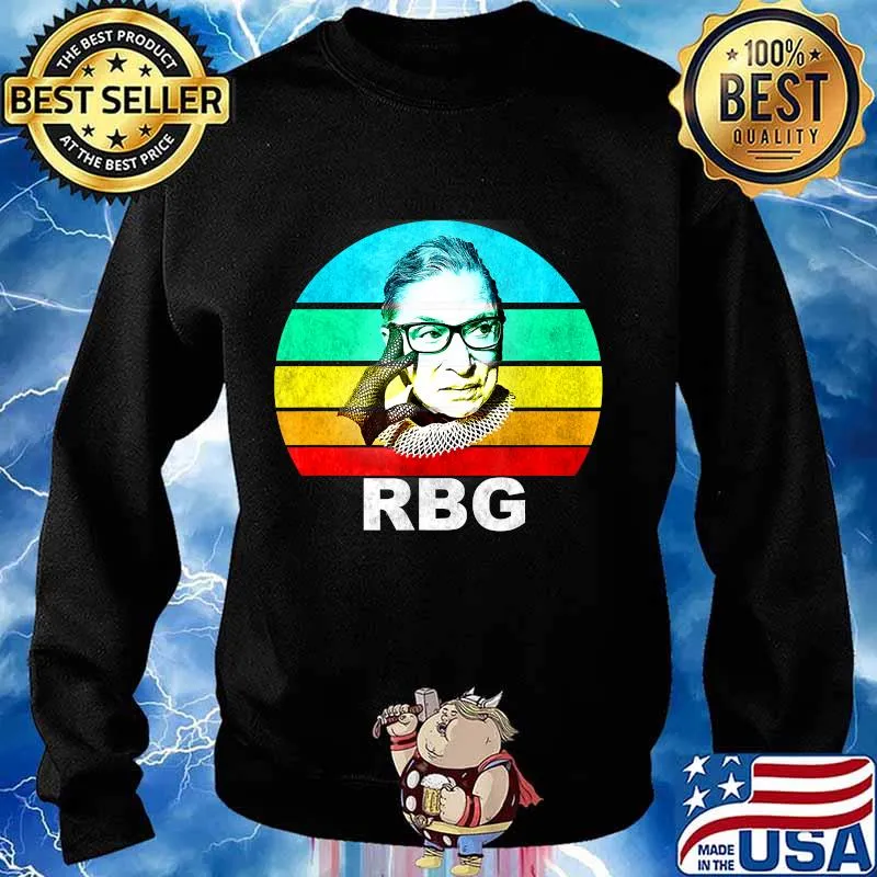 Retro Vintage Notorious RBG Shirt Ruth Bader Ginsburg Gift T-Shirt Sweater