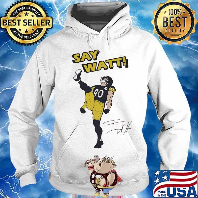 Say watt football signatures s Hoodie