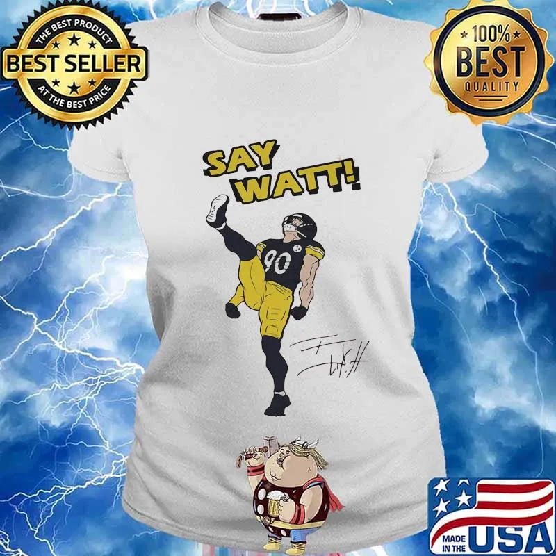 Say watt football signatures s Ladies tee