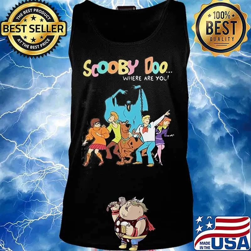 Scooby doo cartoon where are you s Tank top