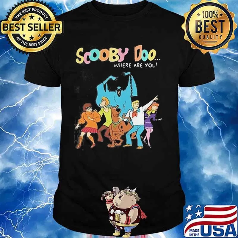 Scooby doo cartoon where are you shirt