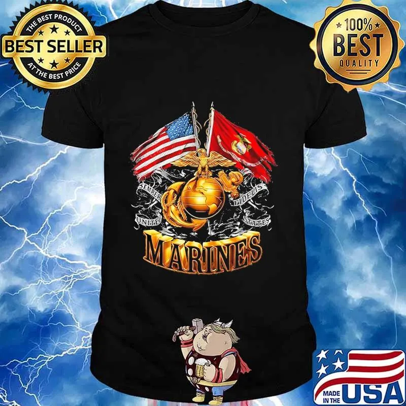 September United States Marine Corps Fidelis Flag Shirt