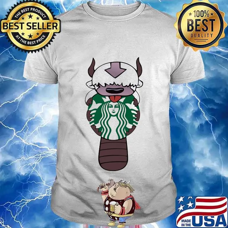 Sheep hug starbucks logo shirt