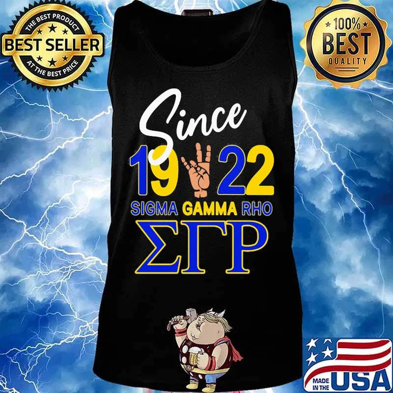 Since 1922 sigma gamma rho s Tank top