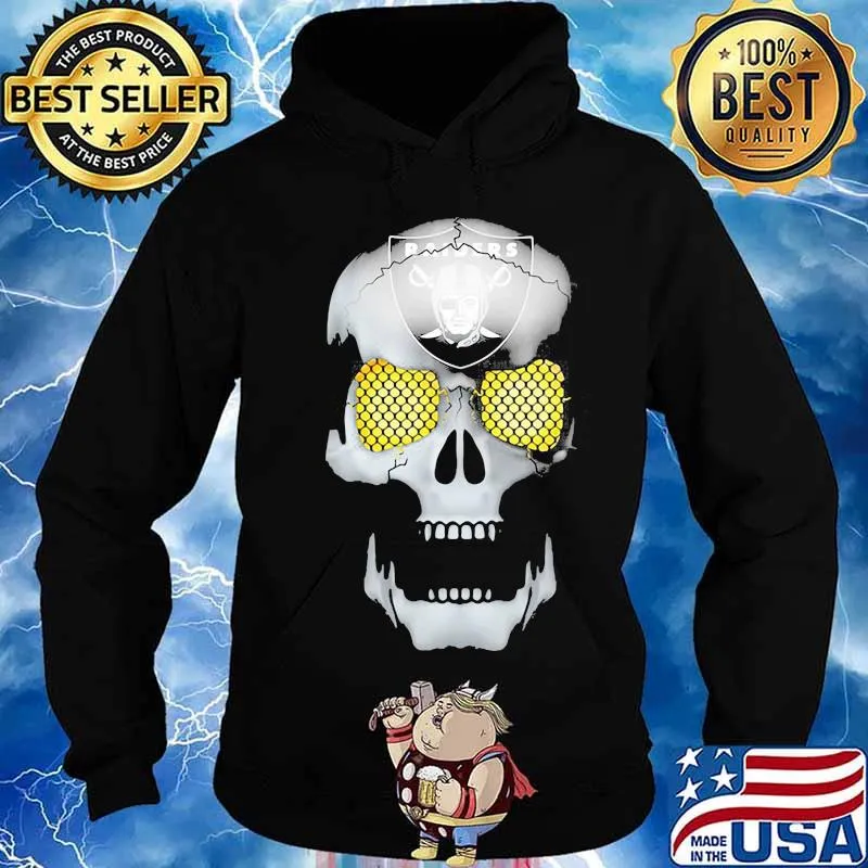 Skull oklahoma raiders logo hive s Hoodie