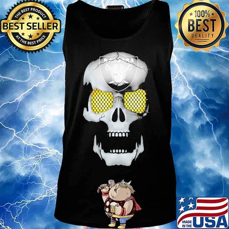 Skull oklahoma raiders logo hive s Tank top