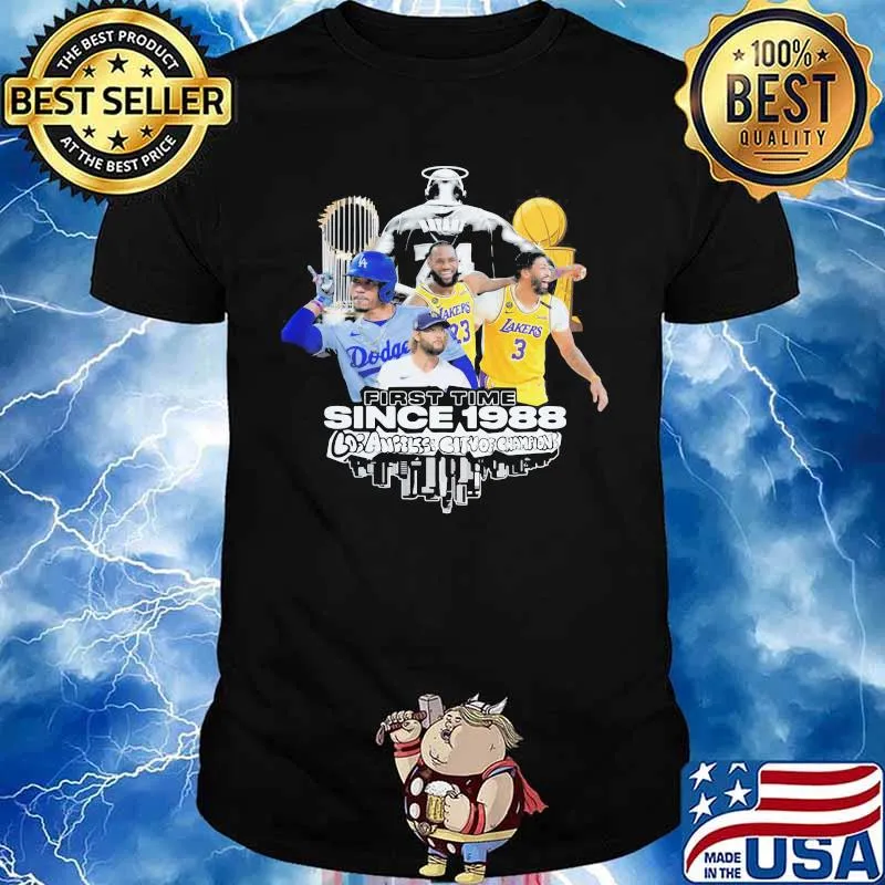 Sky tower first time since 1988 los angeles city of champions shirt