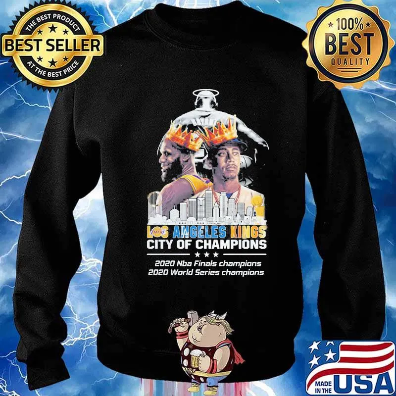 Sky tower los angeles kings city of champions 2020 nba finals champions 2020 world series champions s Sweater