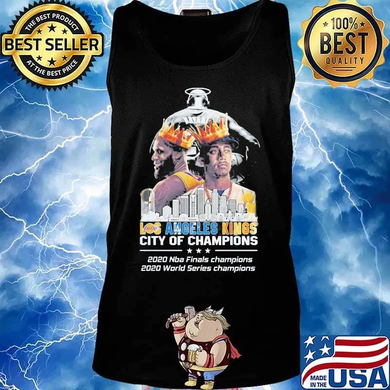 Sky tower los angeles kings city of champions 2020 nba finals champions 2020 world series champions s Tank top