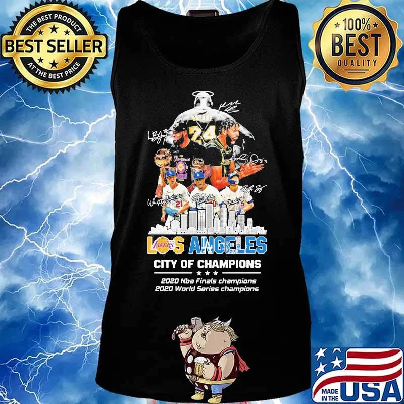 Sky Tower los angeles lakers city of champions 2020 nba finals champions 2020 world series champions s Tank top